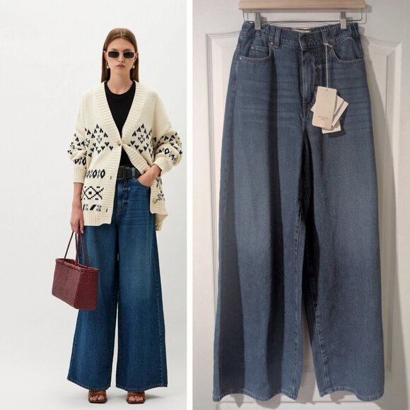 MaxMara Denim - Weekend MaxMara | Abitata Blue Wide Leg Jeans